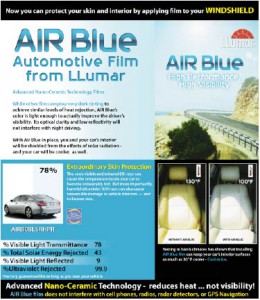 Llumar Air Blue Automotive Film